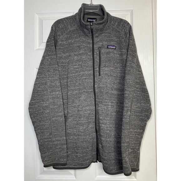 Patagonia Better Sweater Full Zip Fleece Jacket Mens XXL Grey 25528 Heathered